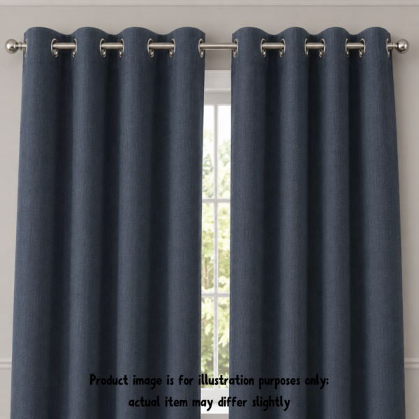 Add sleek sophistication to any room with our eyelet blockout curtain in rich charcoal. Designed with a contemporary eyelet finish for easy hanging, this ready‑made blockout curtain ensures complete darkness, insulation, and privacy while elevating your décor